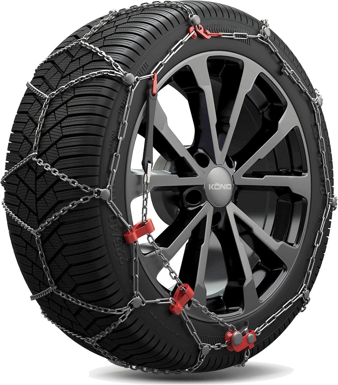 KÖNIG CB-7 103 - Cadenas nieve 2 unidades