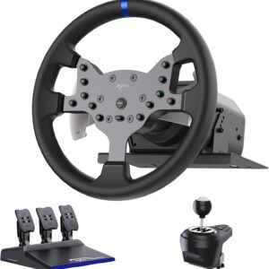 PXN V99 Force Feedback - Volante de carreras para PC/PS4/Xbox