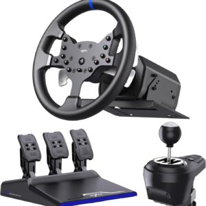 PXN V99 - Volante de carreras con fuerza real y pedales
