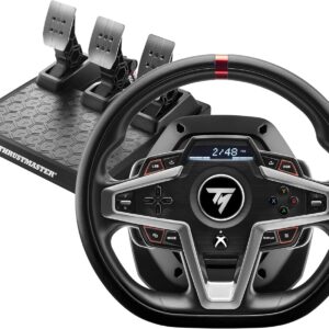Thrustmaster T248 Volante + Pedales Xbox/PC – 3,1 Nm, Pantalla LCD