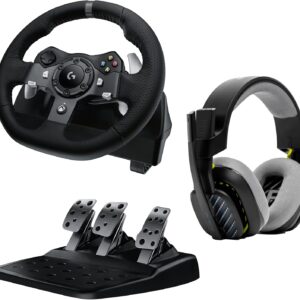 Logitech G920 + Auriculares A10 Gen 2 para Xbox y PC - Negro
