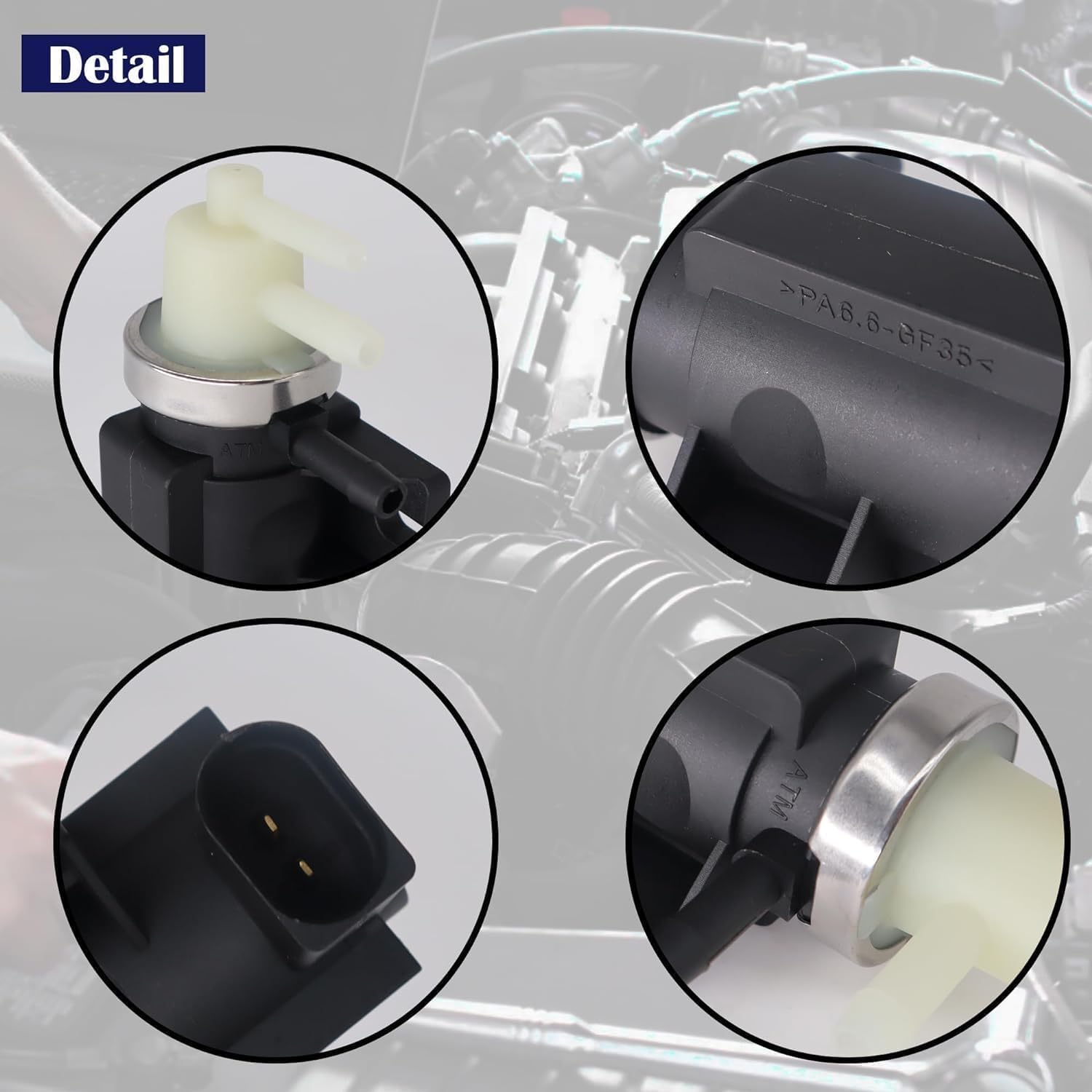 Válvula solenoide turbocompresor Dixhills 1J0906627B/1K0906627A