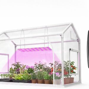 Mini invernadero LED XHIKOWAT con monitor climático