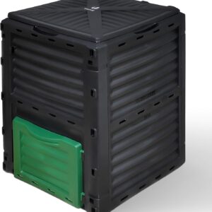 VOUNOT® Compostador de Jardín 300L, Negro y Verde