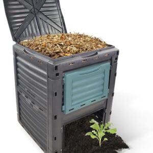 Mobiclinic Compostador 300L Eco-Friendly, Biobin con rejillas ventiladas