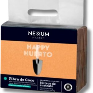 x3 Bricks Fibra de Coco 650g (8L) - Sustrato Natural para Plantas | Nexum Market