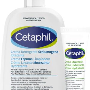 Cetaphil Limpiador+Mini Hidratante para Piel Sensible 473ml+10g