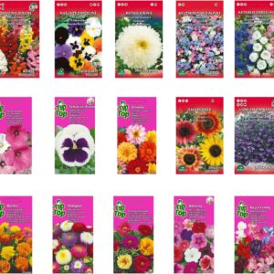 Nojus: Semillas de 15 flores anuales y bienales