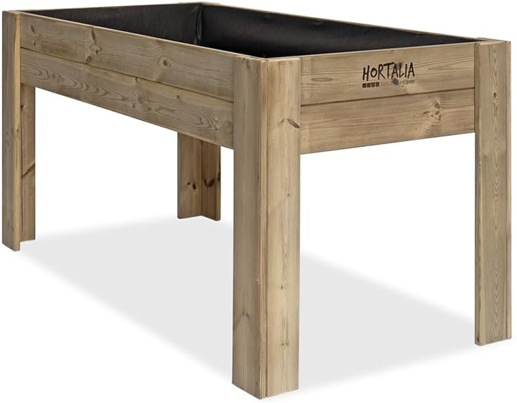 Hortalia Huerto Urbano XL80 - Mesa de cultivo madera autoclave IV