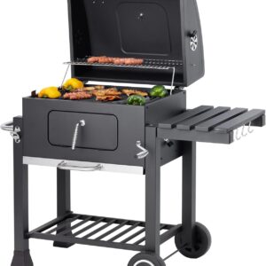 Barbacoa Tarrington House Memphis, carbón, parrillas esmaltadas