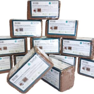 Dispersores fibra de coco para inodoros compostaje XXL (24 uds.)