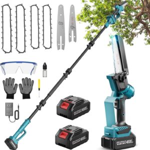 Motosierra 2 en 1 con batería 6''/8'' y extensión hasta 4,1 m