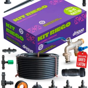 Kit riego por goteo DRIQUA para 20-25 macetas