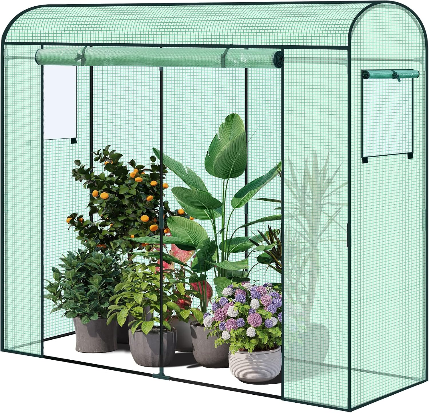 Invernadero WOLTU 170x50x200 cm para jardín