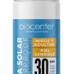 Protector solar mineral SPF 30 BIOCENTER 100 ml | Bio y vegano