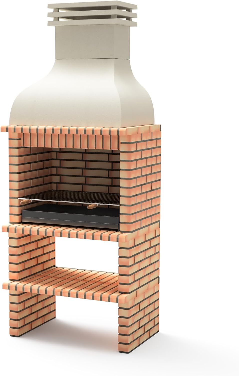 Barbacoa prefabricada Benhaddou Plus naranja/beige