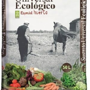 Sustrato ecológico 50L/20L con humus de lombriz y abono 4-5-7