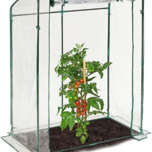 Invernadero Relaxdays para tomates, 170x130 cm