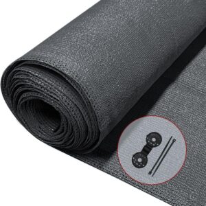 VOUNOT Malla Sombra y Privacidad 1.5×10m, Valla HDPE Antracita