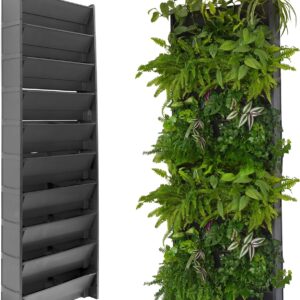Jardín Vertical EVERTIA 60x200 cm (10 macetas) con autorriego