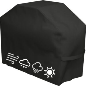 Funda impermeable para barbacoa 210D Oxford (145x61x117 cm)