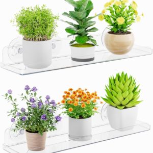 Lifewit Estanterías flotantes 2x38cm para plantas y mini huertos