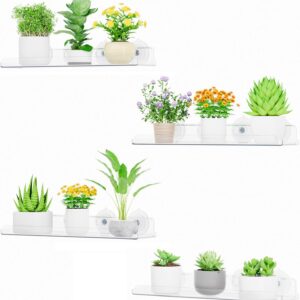 Estanterías flotantes Lifewit para plantas, 4 uds.