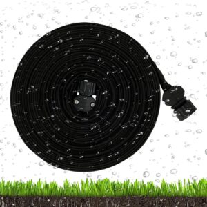 Manguera exudante plana 15 m, riego eficiente sin enredos