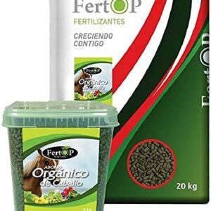 Abono ecológico orgánico FERTOP en pellets, 20 kg