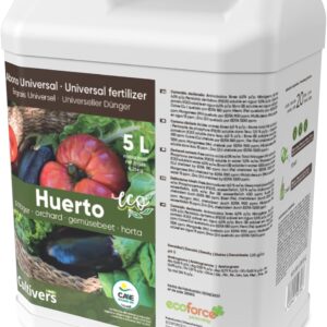 Fertilizante líquido ecológico 5L para huerto | CULTIVERS