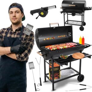 Five-Star Grill&Chill Barbacoa Carbon GC0002 - Ideal para jardín
