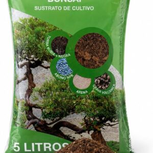 Sustrato Bonsái 5L | Turba, Arena y Abono NP | Ideal para tu bonsái