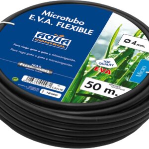 Rollo 50m Microtubo 4mm para riego por goteo - Aqua Control C4019E