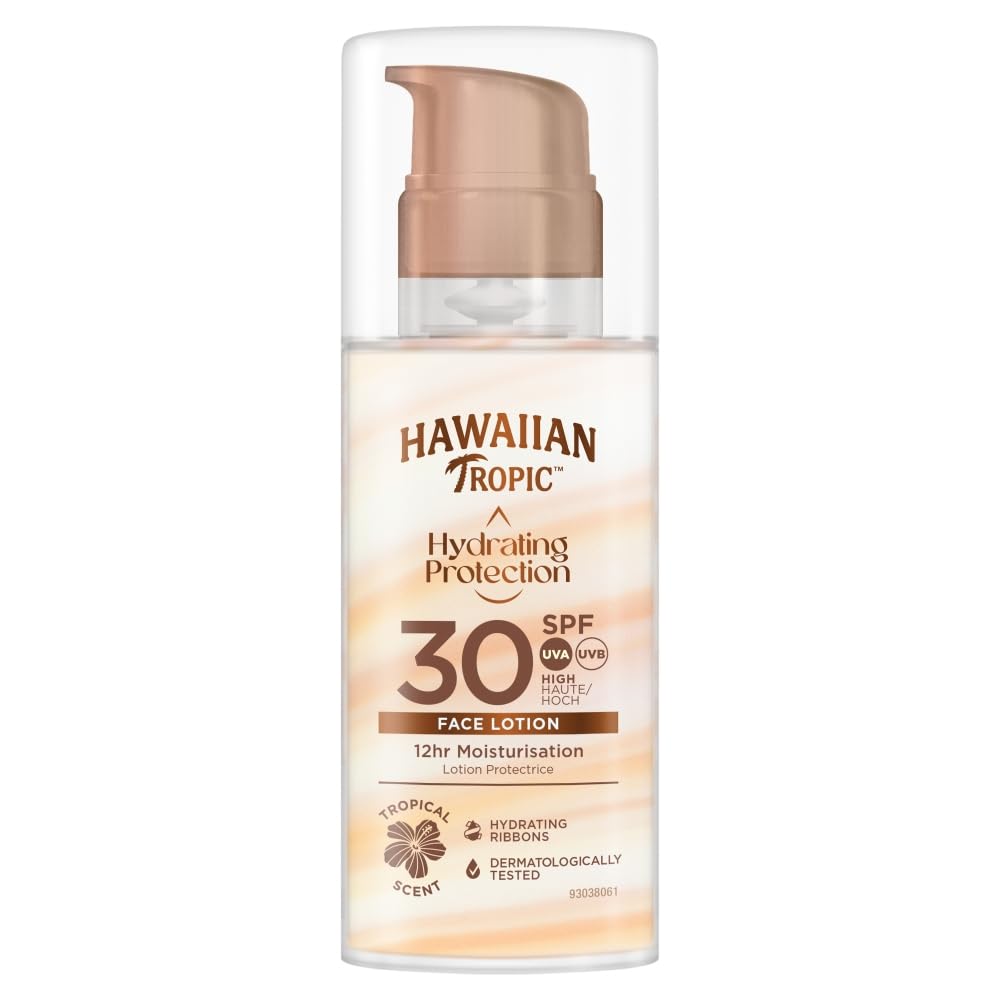Protector facial Hawaiian Tropic SPF 30, 50 ml