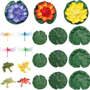 Nenúfares decorativos para estanque (20 uds) - Sixfolo