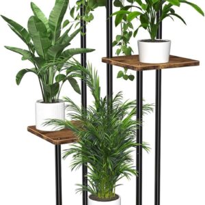 Soporte 5 niveles para plantas con ruedas GBLAVM