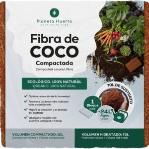 Planeta Huerto Fibra de Coco 70L | Cultivo Natural Ecológico