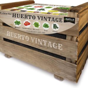 Semillas Batlle Huerto Urbano VINTAGE - Kit de cultivo 50x33x30 cm