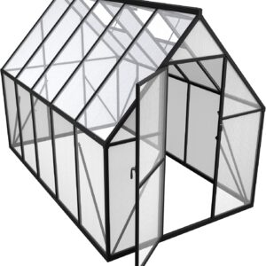 Invernadero de aluminio 280x180 cm con policarbonato