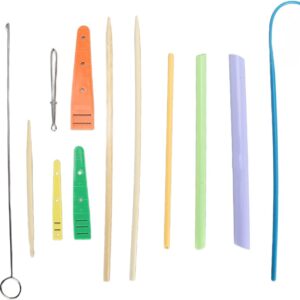 Kit 13 piezas para dar vuelta tubos de tela con cordón elástico