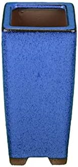 Maceta bonsái cascada gres azul 5,5x5,5 cm - SF36