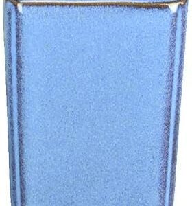 Maceta Bonsái Cuadrada Azul Estilo Cascada Gres 5,5x5,5 cm