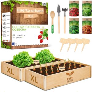 Kit Cultivo 2X Huerto Urbano XL con 4 Semillas