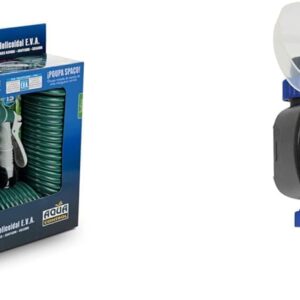 Manguera helicoidal 15 m + programador riego azul Aqua Control