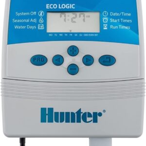 Programador riego Eco Logic 4 Hunter ELC-401I-E interior 24V