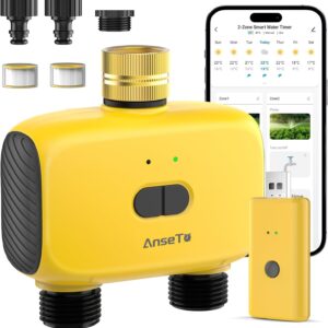 Programador Riego WiFi AnseTo 2 salidas con app y voz