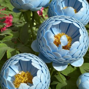 Peonía Asia Azul: híbrido resistente para jardín y maceta