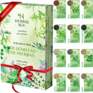Kit 12 hierbas aromáticas – 8700 semillas Herbal Age para cultivar en casa