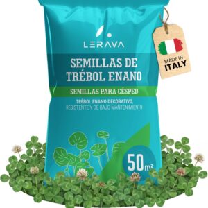 LERAVA Semillas Trébol Blanco Enano [200g] - 50m²