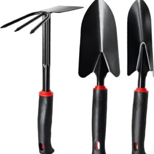 Kit jardinería 3 piezas acero inoxidable KATLKIU